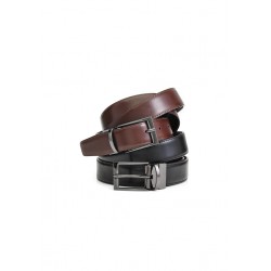 Mens Leather Reversible Belt