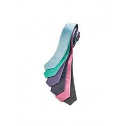 Mens Slim Monotone Design Tie